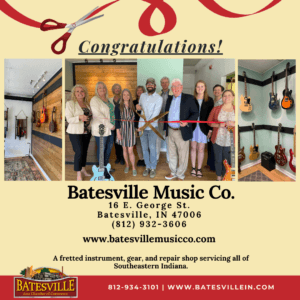 Batesville Music Co. ribbon cutting photo