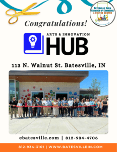 Arts & Innovation Hub – Batesville Memorial Public Library ribbon cutting photo