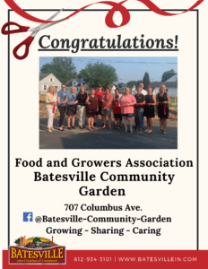 Food & Growers Association – Community Garden ribbon cutting photo