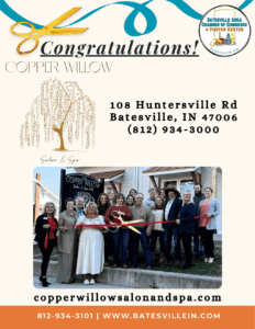 Copper Willow Salon & Spa ribbon cutting photo