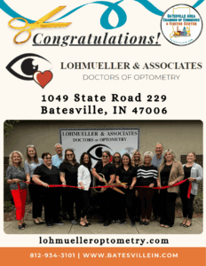 Lohmueller and Associates Optometry ribbon cutting photo