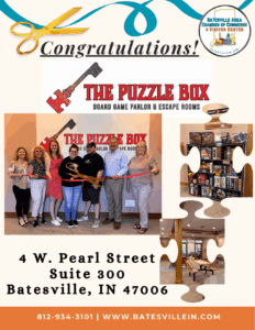 The Puzzle Box ribbon cutting photo