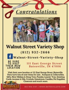 Walnut Street Variety Shop ribbon cutting photo