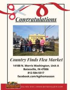 Country Finds Flea Market ribbon cutting photo