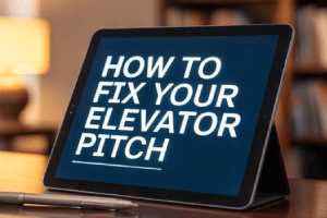 How to Fix Your Elevator Pitch