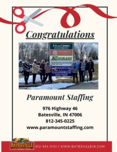 Paramount Staffing ribbon cutting photo